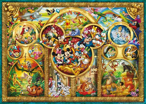 Ravensburger Puzzle 12000469 - Die schönsten Disney Themen - 1000 Teile Disney Puzzle für Erwachsene und Kinder ab 14 Jahren, Diverse