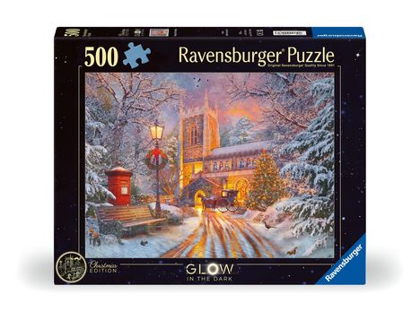 Ravensburger Puzzle 12000481 - Funkelnde Weihnachten - 500 Teile Puzzle für Erwachsene und Kinder ab 12 Jahren, Diverse