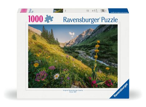 Ravensburger Puzzle 12000484 - Im Garten Eden - 1000 Teile Puzzle für Erwachsene und Kinder ab 14 Jahren, Landschaftspuzzle mit Bergen, Diverse