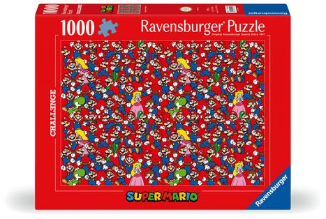 Ravensburger Puzzle 12000504 - Super Mario Challenge - 1000 Teile Puzzle für Erwachsene und Kinder ab 14 Jahren, Diverse