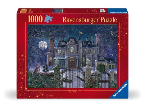 Ravensburger Puzzle 12000505 - Die Weihnachtsvilla - 1000 Teile Puzzle für Erwachsene und Kinder ab 14 Jahren, Weihnachtspuzzle, Diverse