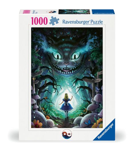 Ravensburger Puzzle 12000526 - Abenteuer mit Alice - 1000 Teile Puzzle für Erwachsene und Kinder ab 14 Jahren, Diverse