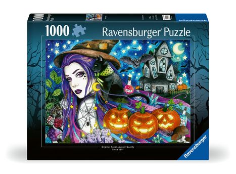 Ravensburger Puzzle 12000564 - Halloween - 1000 Teile Puzzle für Erwachsene und Kinder ab 14 Jahren, Diverse