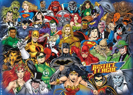 Ravensburger Puzzle 12000565 - DC Comics Challenge - 1000 Teile DC Comics Puzzle für Erwachsene und Kinder ab 14 Jahren, Diverse