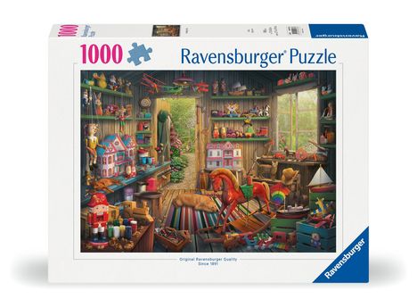 Ravensburger Puzzle 12000576 - Spielzeug von damals - 1000 Teile Puzzle für Erwachsene und Kinder ab 14 Jahren, Diverse