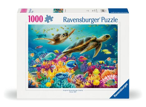 Ravensburger Puzzle 12000577 Blaue Unterwasserwelt 1000 Teile Puzzle, Diverse
