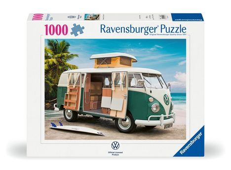 Ravensburger Puzzle 12000579 - Volkswagen T1 Camper Van - 1000 Teile VW Puzzle für Erwachsene und Kinder ab 14 Jahren, Diverse