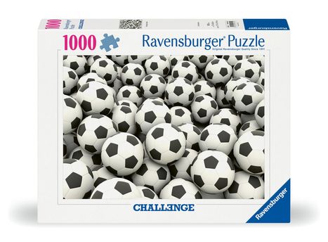 Ravensburger Puzzle 12000615 - Fußball Challenge - 1000 Teile Puzzle für Erwachsene und Kinder ab 14 Jahren, Diverse