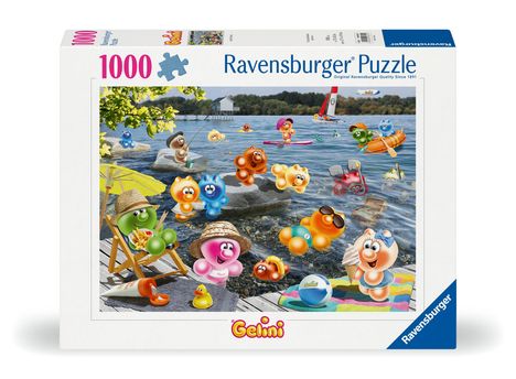Ravensburger Puzzle 12000625 - Gelini Seepicknick - 1000 Teile Puzzle für Erwachsene und Kinder ab 14 Jahren, Diverse