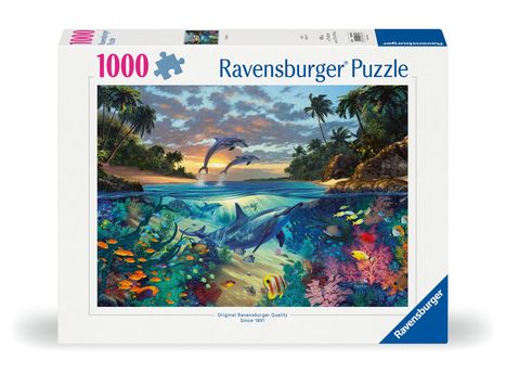 Ravensburger Puzzle 12000646 - Korallenbucht - 1000 Teile Puzzle für Erwachsene und Kinder ab 14 Jahren, Puzzle mit Unterwasserwelt-Motiv, Diverse