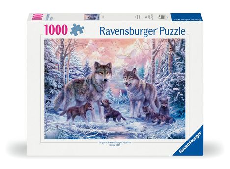 Ravensburger Puzzle 12000647 - Arktische Wölfe - 1000 Teile Puzzle für Erwachsene und Kinder ab 14 Jahren, Puzzle mit Wölfen, Diverse