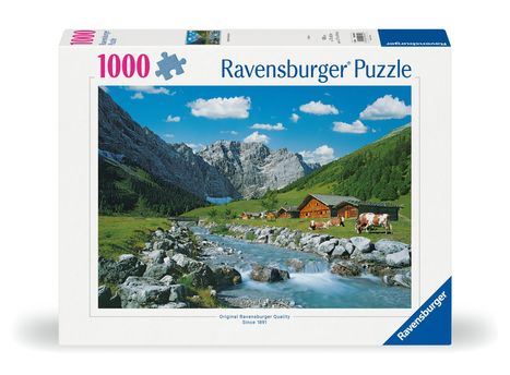 Ravensburger Puzzle 12000649 - Krawendelgebirge in Österreich - 1000 Teile Puzzle für Erwachsene und Kinder ab 14 Jahren, Landschafts-Puzzle mit Österreich-Motiv, Diverse