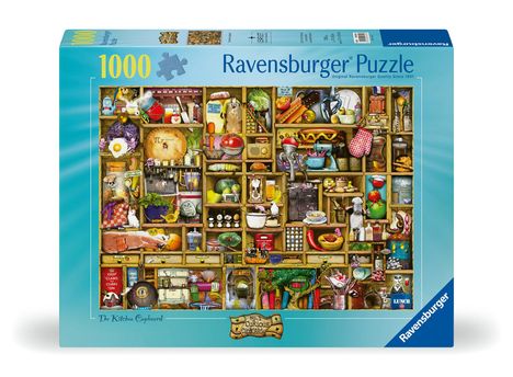 Ravensburger Puzzle 12000652 - Kurioses Küchenregal - 1000 Teile Puzzle für Erwachsene und Kinder ab 14 Jahren, Diverse