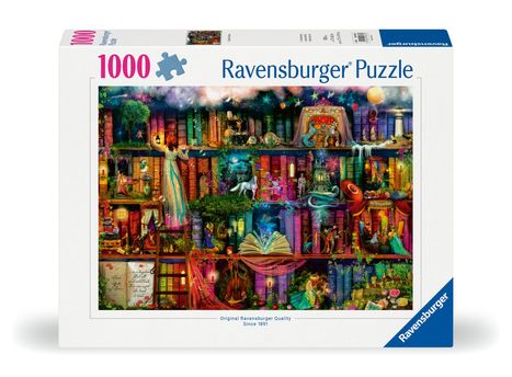 Ravensburger Puzzle 12000665 - Magische Märchenstunde - 1000 Teile Puzzle für Erwachsene und Kinder ab 14 Jahren, Detailreiches Fantasy Puzzle, Diverse