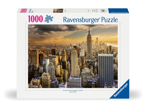 Ravensburger Puzzle 12000668 - Großartiges New York - 1000 Teile Puzzle für Erwachsene und Kinder ab 14 Jahren, Stadt-Puzzle von New York, Diverse