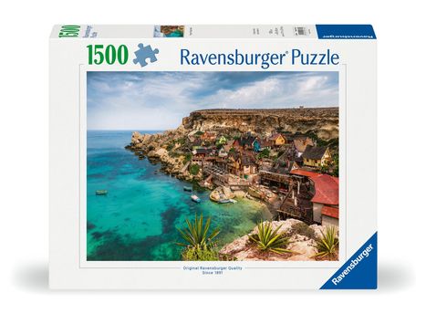 Ravensburger Puzzle 12000739 - Popey Village, Malta - 1500 Teile Puzzle für Erwachsene und Kinder ab 14 Jahren, Diverse