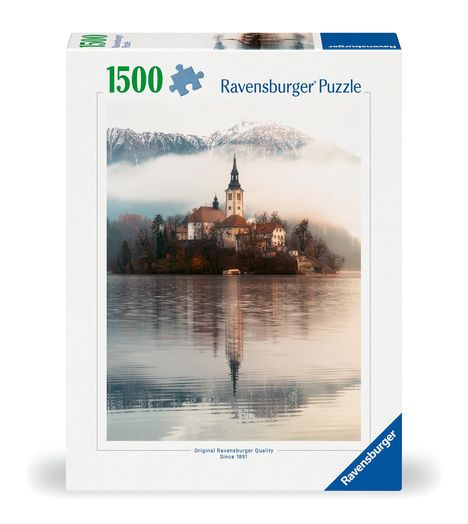 Ravensburger Puzzle 12000740 Die Insel der Wünsche, Bled, Slowenien - 1500 Teile Puzzle für Erwachsene und Kinder ab 14 Jahren, Diverse