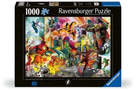 Ravensburger Puzzle 12000748 - The Flash - 1000 Teile DC Comics Puzzle für Erwachsene und Kinder ab 14 Jahren, Diverse