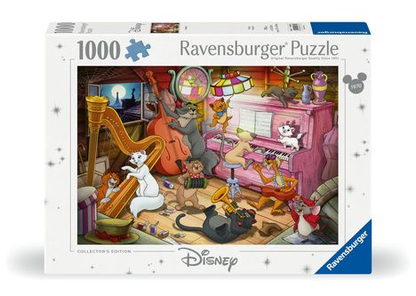 Ravensburger Puzzle 12000753 - Aristocats - 1000 Teile Disney Puzzle für Erwachsene und Kinder ab 14 Jahren, Diverse