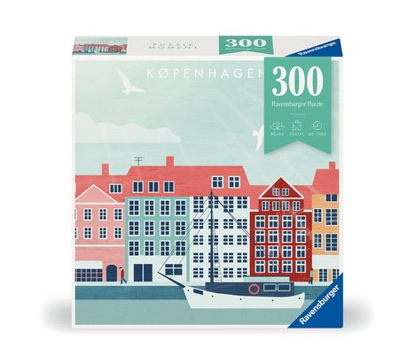 Ravensburger Puzzle Moment 12000769 - City Kopenhagen - 300 Teile, Diverse