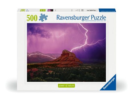 Ravensburger Puzzle 12000779 - Pinke Gewitterstimmung - 500 Teile Puzzle für Erwachsene ab 12 Jahren, Diverse