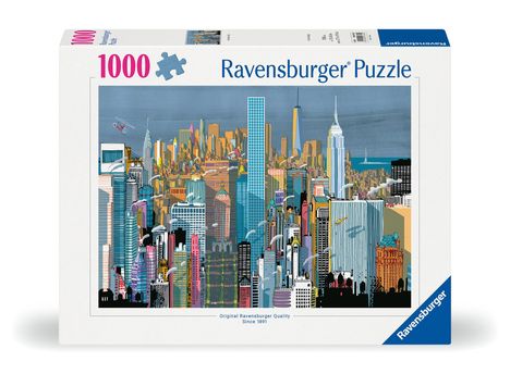 Ravensburger Puzzle 12000784 I am New York - 1000 Teile Puzzle für Erwachsene ab 14 Jahren, Diverse