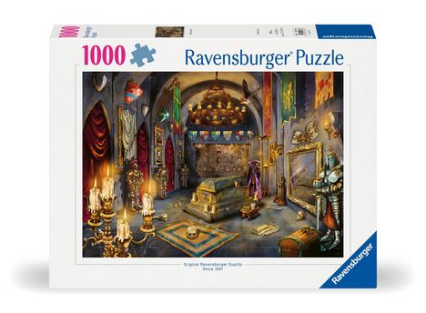Ravensburger Puzzle 12000787 - Das Schloss des Vampirs - 1000 Teile Puzzle für Erwachsene ab 14 Jahren, Diverse