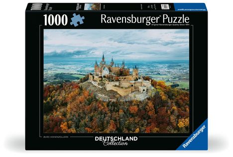 Ravensburger Puzzle 12000791 - Burg Hohenzollern - 1000 Teile Puzzle für Erwachsene ab 14 Jahren, Diverse