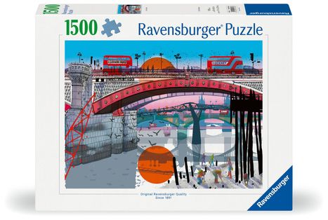 Ravensburger Puzzle 12000796 - Das ist London - 1500 Teile Puzzle für Erwachsene ab 14 Jahren, Diverse