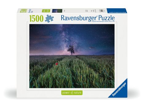 Ravensburger Puzzle 12000799 - Nachthimmel über dem Kornfeld - 1500 Teile Puzzle für Erwachsene ab 14 Jahren, Diverse