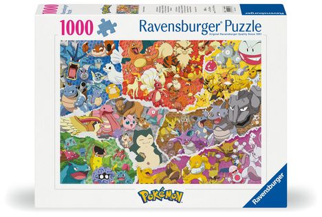 Ravensburger Puzzle 12000832 - Pokémon Abenteuer - 1000 Teile Pokémon Puzzle für Erwachsene und Kinder ab 14 Jahren, Diverse