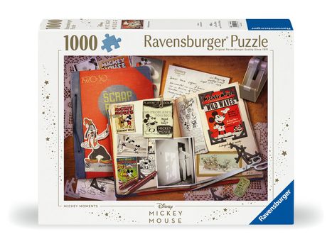 Ravensburger Puzzle 12000839 - 1930 Mickey Moments - 1000 Teile Disney Puzzle für Erwachsene und Kinder ab 14 Jahren, Diverse