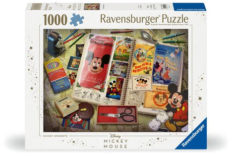 Ravensburger Puzzle 12000841 - 1950 Mickey Moments - 1000 Teile Disney Puzzle für Erwachsene und Kinder ab 14 Jahren, Diverse