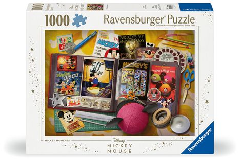 Ravensburger Puzzle 12000843 - 1970 Mickey Moments - 1000 Teile Disney Puzzle für Erwachsene und Kinder ab 14 Jahren, Diverse