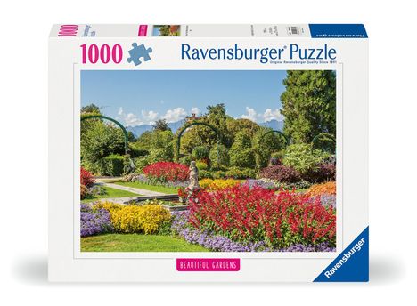 Ravensburger Puzzle 12000852, Beautiful Gardens - Park der Villa Pallavicino, Stresa, Italien - 1000 Teile Puzzle für Erwachsene und Kinder ab 14 Jahren, Diverse