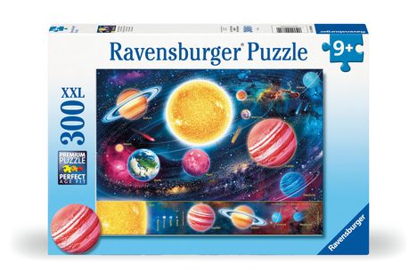 Ravensburger Kinderpuzzle - 12000869 Unser Sonnensystem - 300 Teile XXL Puzzle für Kinder ab 9 Jahren, Diverse