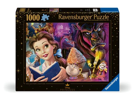 Ravensburger Puzzle 12000883 - Belle, die Disney Prinzessin - 1000 Teile Disney Puzzle für Erwachsene und Kinder ab 14 Jahren, Diverse