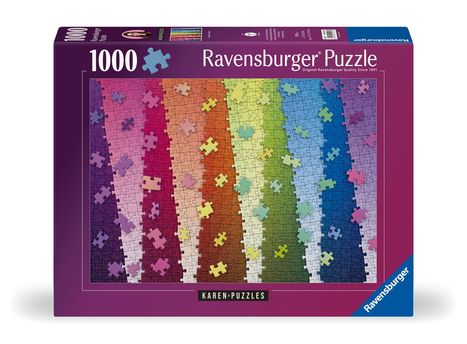 Erwachsenenpuzzle 1000 Teile - Kunterbunte Puzzleteile, Spiele