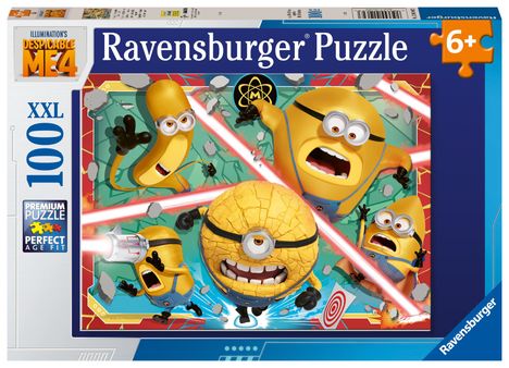Ravensburger Kinderpuzzle 12001062 - Einfach unverbesserliche Zeiten in Sicht - 100 Teile XXL Despicable Me 4 Puzzle für Kinder ab 6 Jahren, Diverse