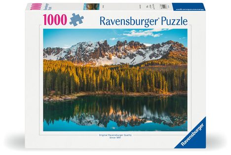Ravensburger Puzzle 12001207 - Karersee - 1000 Teile Puzzle für Erwachsene und Kinder ab 14 Jahren, Diverse