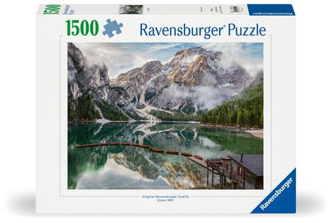 Ravensburger Puzzle 12001211 - Pragser Wildsee - 1000 Teile Puzzle für Erwachsene und Kinder ab 14 Jahren, Diverse