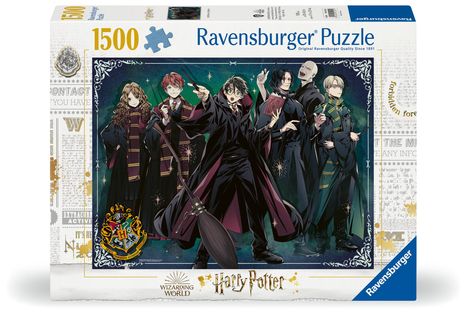 Ravensburger Puzzle 12001222 - Harry Potter - 1500 Teile Harry Potter Puzzle für Erwachsene und Kinder ab 14 Jahren, Diverse