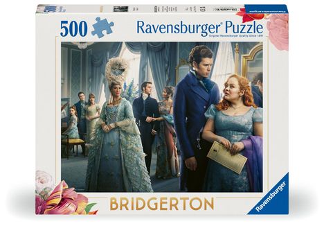 Ravensburger Puzzle 12001230 - Bridgerton - 500 Teile Netflix Puzzle für Erwachsene und Kinder ab 12 Jahren, Diverse