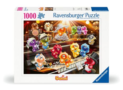 Ravensburger Puzzle 12001251 - Gelini machen Musik - 1000 Teile Puzzle für Erwachsene ab 14 Jahren, Diverse