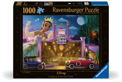 Ravensburger Puzzle 12001343 - Tiana - 1000 Teile Disney Castle Collection Puzzle für Erwachsene und Kinder ab 14 Jahren, Diverse