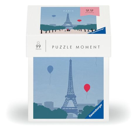 Ravensburger Puzzle 12001376 - Paris - 99 Teile Puzzle Moment für Erwachsene und Kinder ab 14 Jahren, Diverse