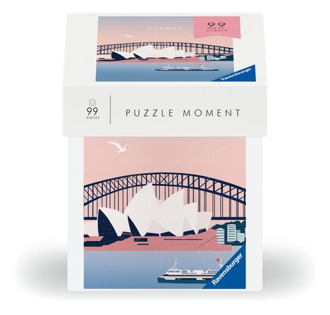 Ravensburger Puzzle 12001378 - Sydney - 99 Teile Puzzle Moment für Erwachsene und Kinder ab 14 Jahren, Diverse