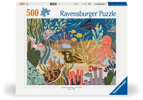 Ravensburger Puzzle 12001385 - Ocean Whimsie - 500 Teile Puzzle für Erwachsene und Kinder ab 12 Jahren, Diverse