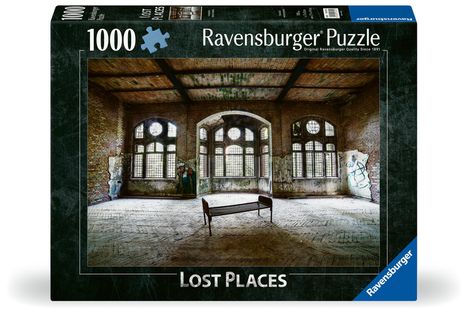 Ravensburger Puzzle Lost Places 12001392 - Frauenpavillion Beelitzer - 1000 Teile Puzzle für Erwachsene ab 14 Jahren, Diverse