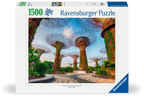 Ravensburger Puzzle 12001396 - Garden by the Bay at Singapore - 1500 Teile Puzzle für Erwachsene und Kinder ab 14 Jahren, Diverse